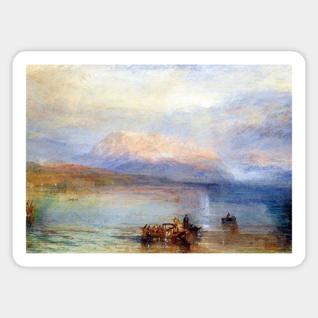 High Resolution William Turner The Red Rigi 1842 Sticker by tiokvadrat